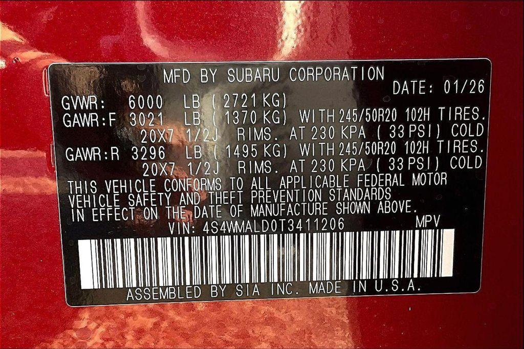 new 2026 Subaru Ascent car, priced at $51,474