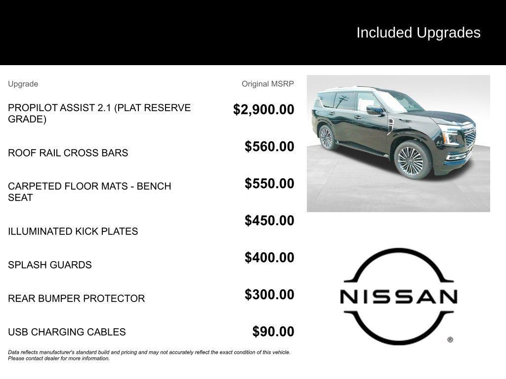 new 2025 Nissan Armada car, priced at $75,750