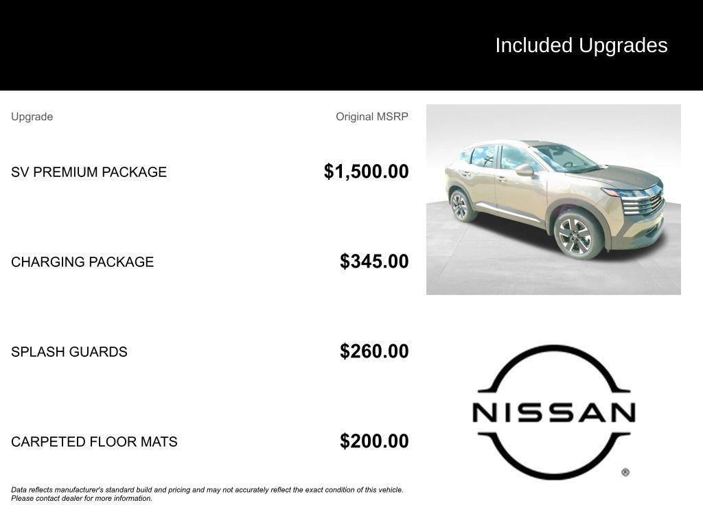new 2025 Nissan Kicks car, priced at $26,026