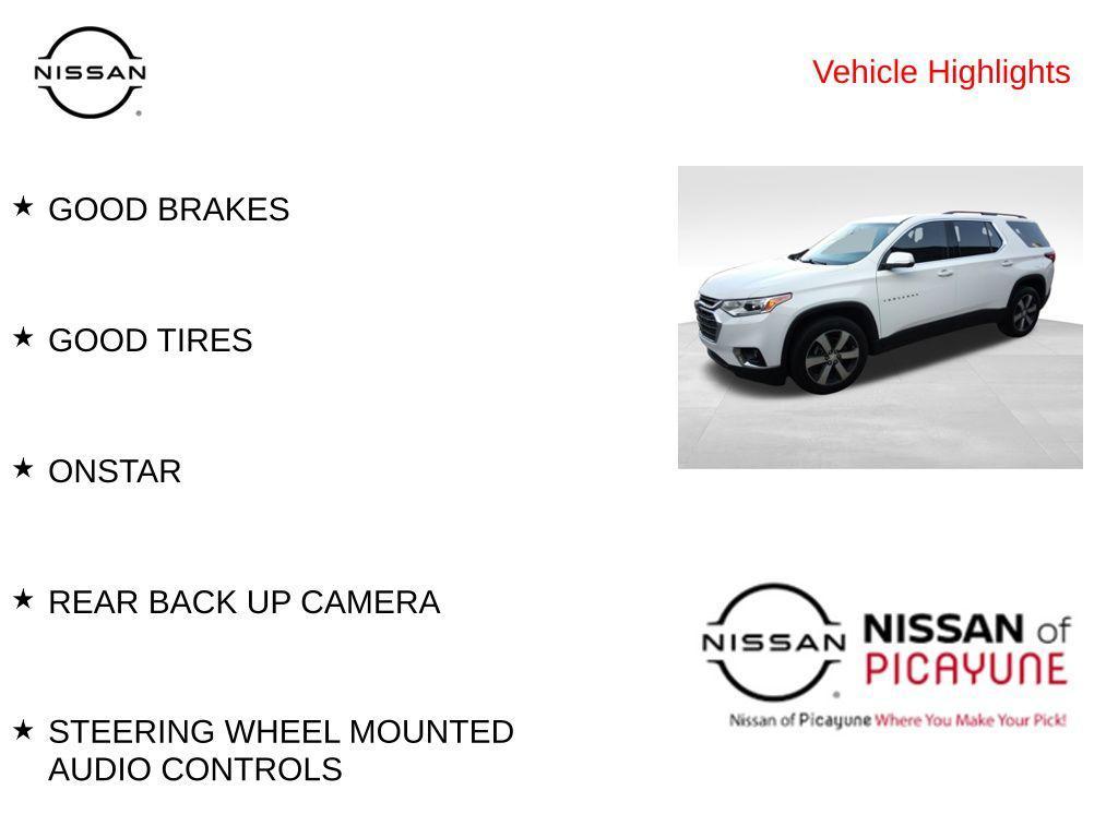 used 2021 Chevrolet Traverse car, priced at $18,725