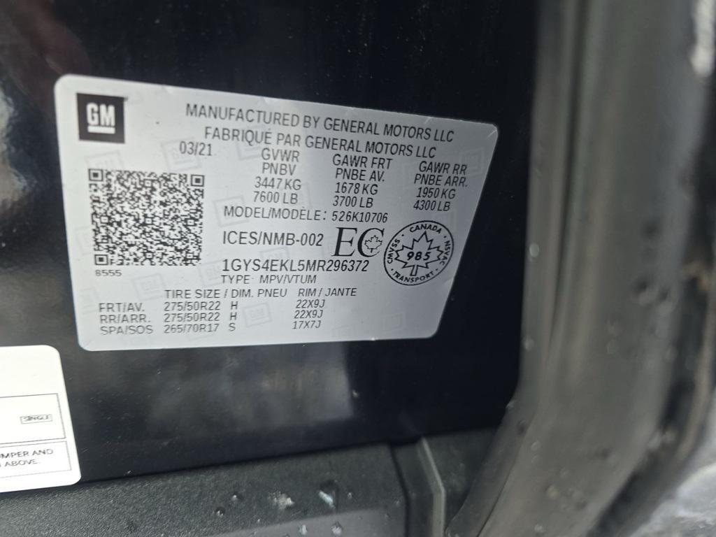 used 2021 Cadillac Escalade car, priced at $65,387