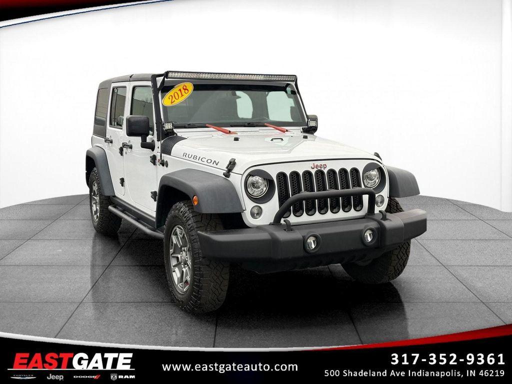 used 2018 Jeep Wrangler JK Unlimited car, priced at $23,699