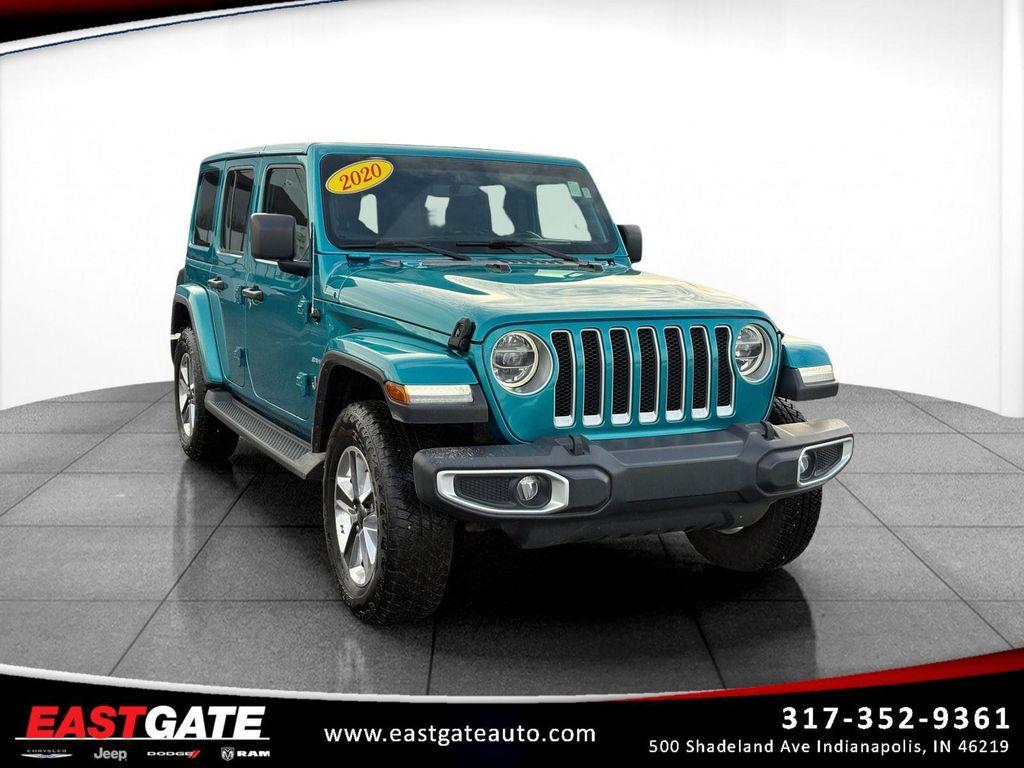 used 2020 Jeep Wrangler Unlimited car, priced at $25,399