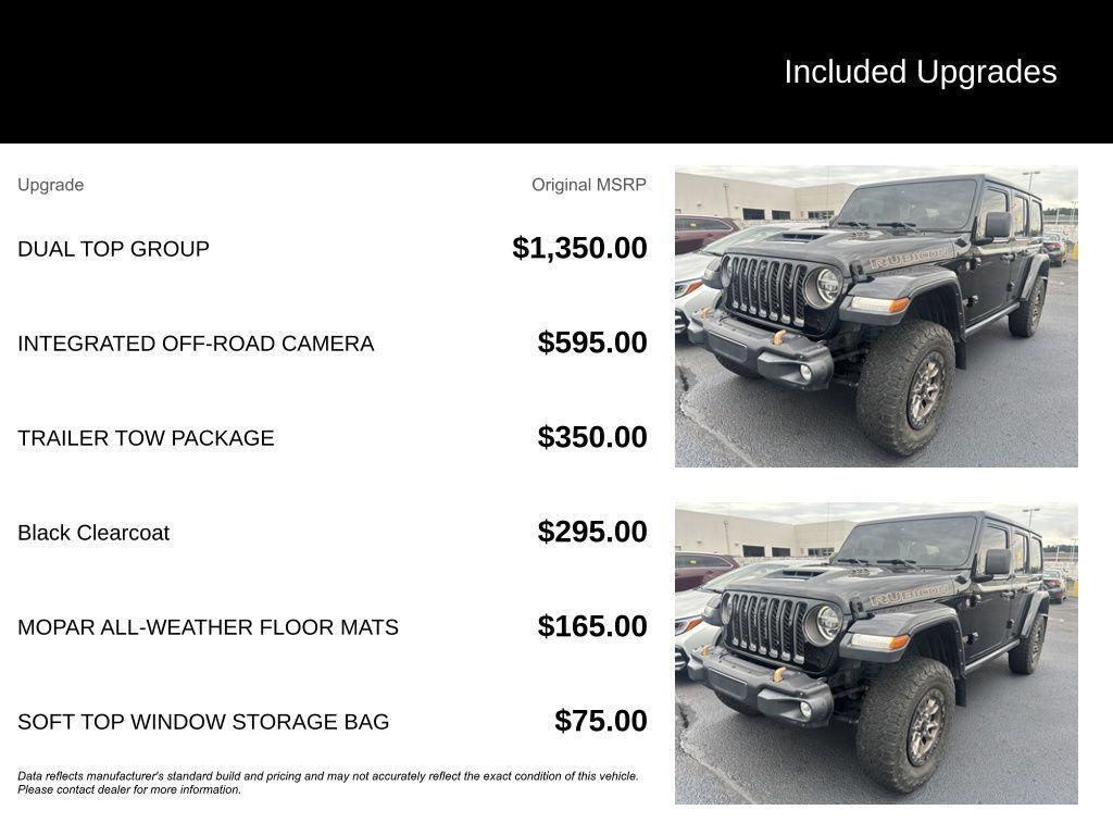 used 2021 Jeep Wrangler Unlimited car, priced at $54,881