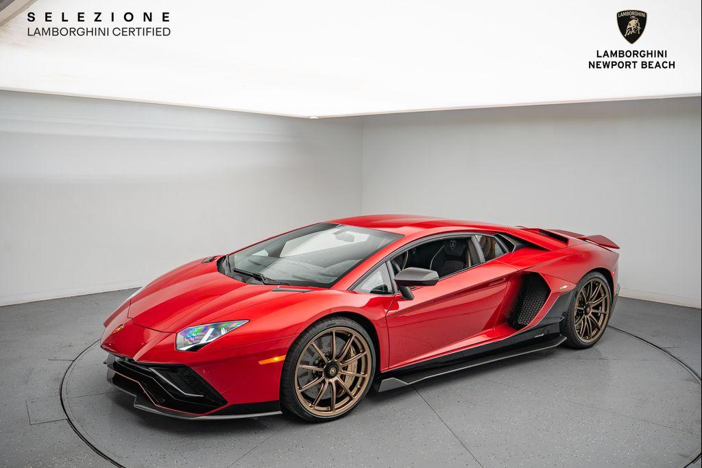 used 2022 Lamborghini Aventador SVJ car, priced at $719,988