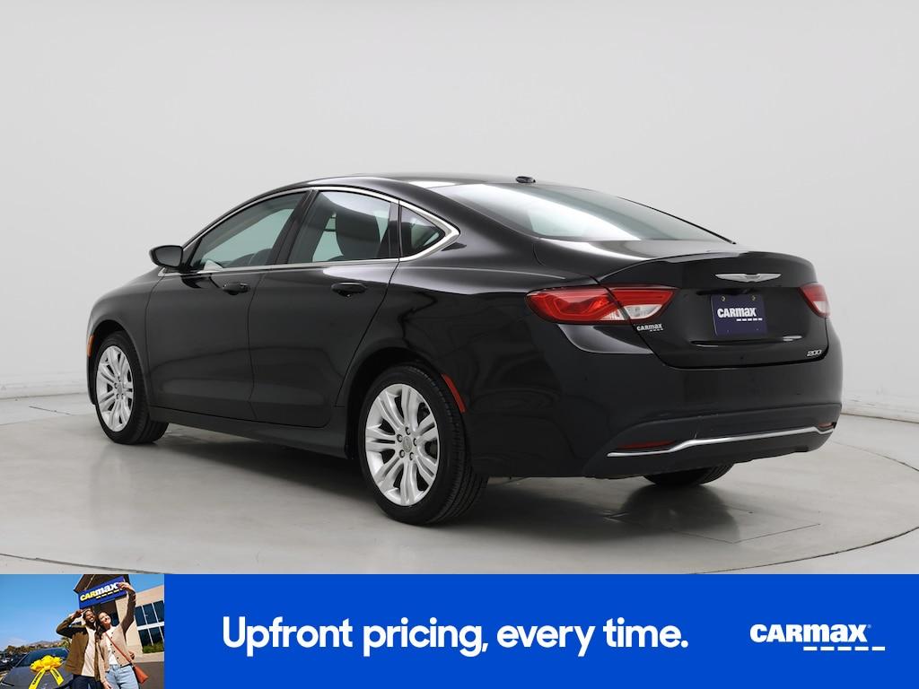 used 2015 Chrysler 200 car, priced at $12,998