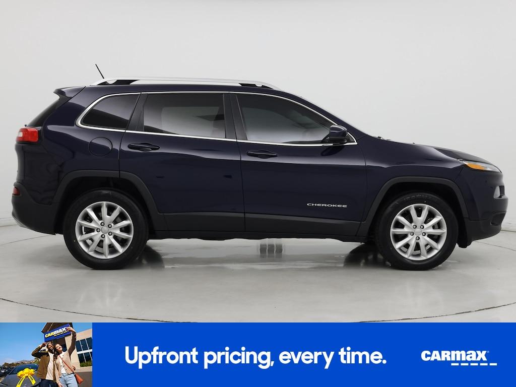 used 2015 Jeep Cherokee car, priced at $16,998