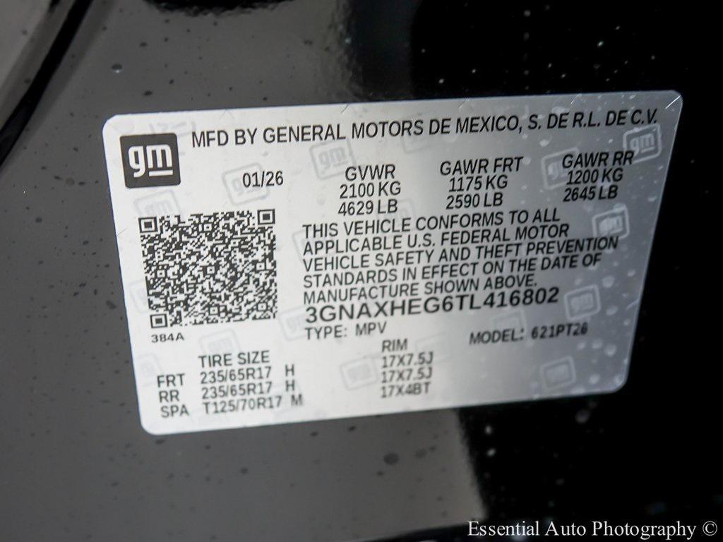 new 2026 Chevrolet Equinox car, priced at $26,293