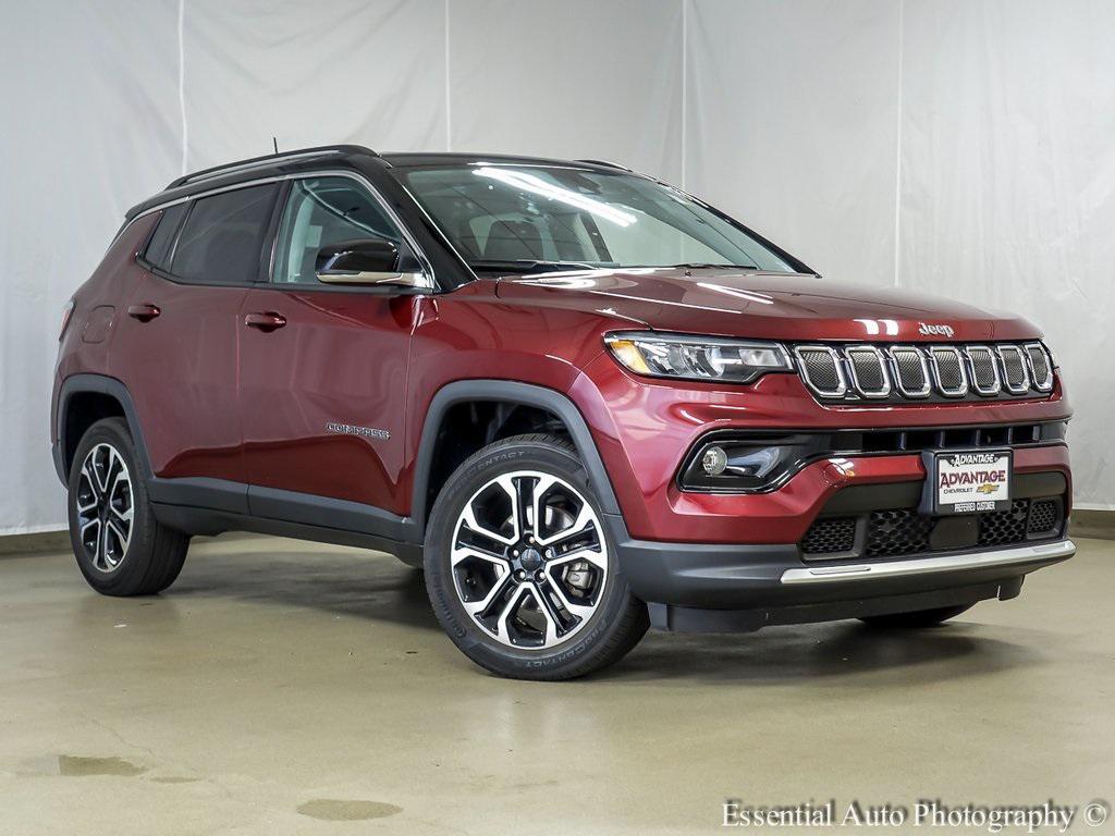 used 2022 Jeep Compass car, priced at $21,991