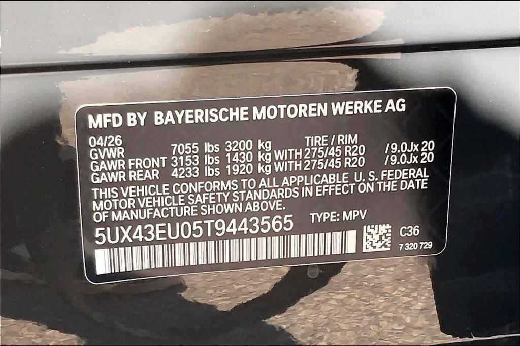 new 2026 BMW X5 PHEV car, priced at $84,325