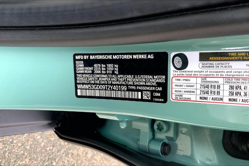 new 2026 MINI Hardtop car, priced at $40,190