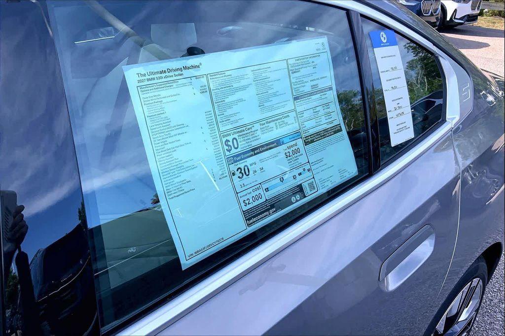 new 2027 BMW 530 car, priced at $70,310