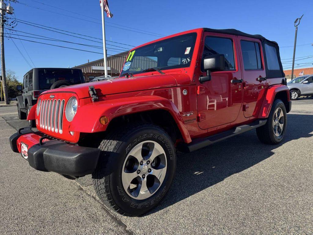 used 2017 Jeep Wrangler Unlimited car, priced at $21,995
