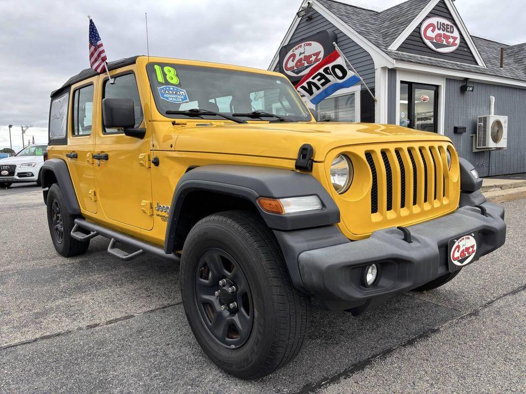 used 2018 Jeep Wrangler Unlimited car, priced at $12,995