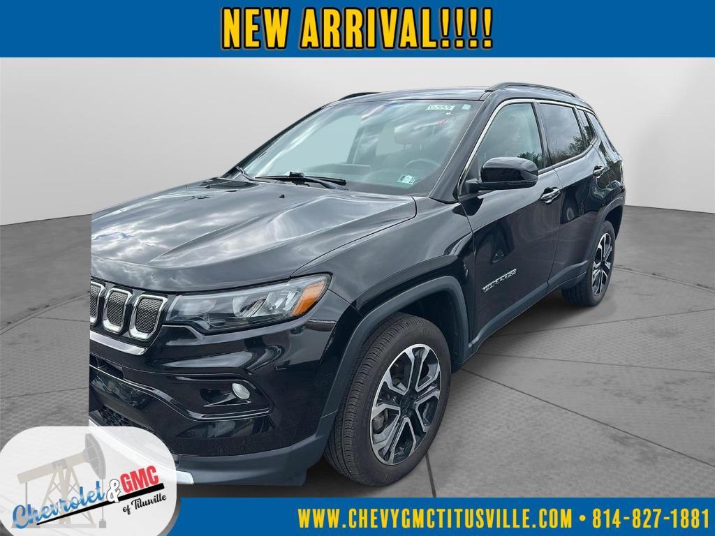 used 2022 Jeep Compass car, priced at $23,355