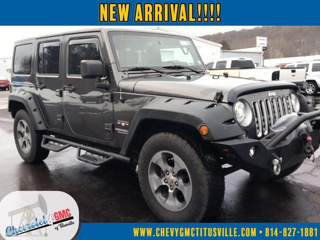 used 2017 Jeep Wrangler Unlimited car, priced at $21,000