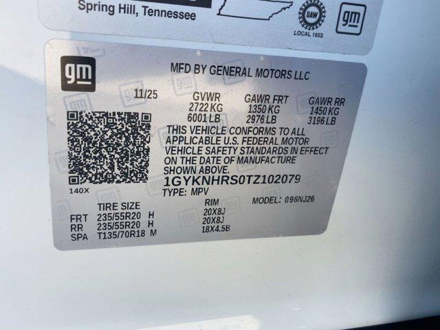 new 2026 Cadillac XT5 car, priced at $62,541