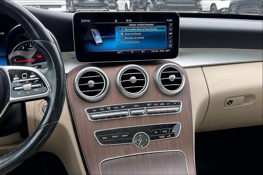 used 2019 Mercedes-Benz C-Class car, priced at $20,955