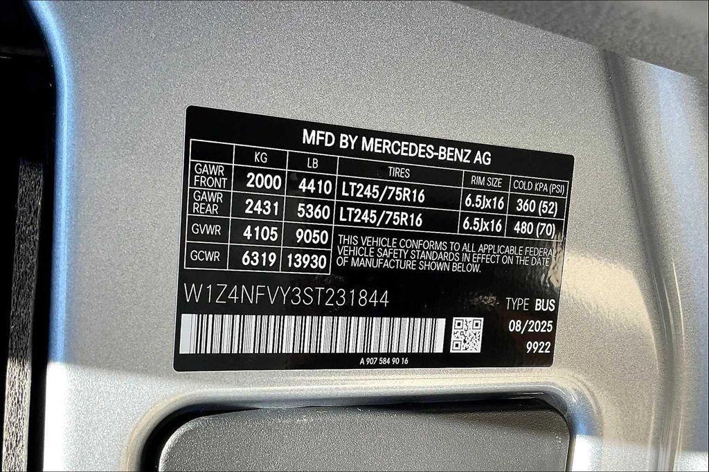 new 2025 Mercedes-Benz Sprinter 2500 car, priced at $87,104