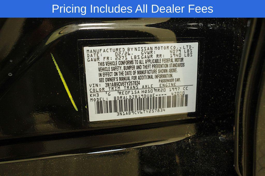 new 2026 Nissan Sentra car, priced at $25,617