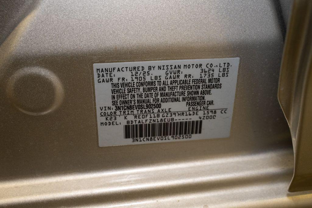 new 2025 Nissan Versa car, priced at $21,850