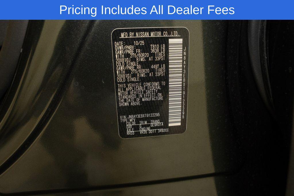 new 2026 Nissan Armada car, priced at $72,646