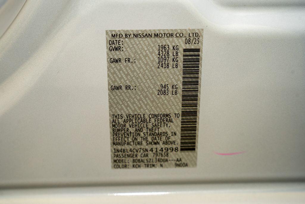 new 2025 Nissan Altima car, priced at $28,965