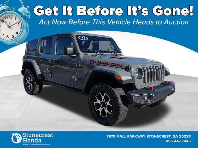 used 2021 Jeep Wrangler Unlimited car, priced at $21,195