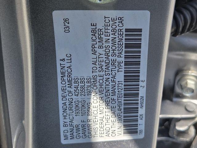 new 2026 Honda Civic Hybrid car