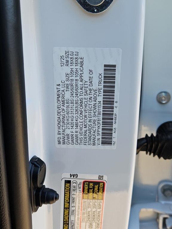 new 2026 Honda Ridgeline car