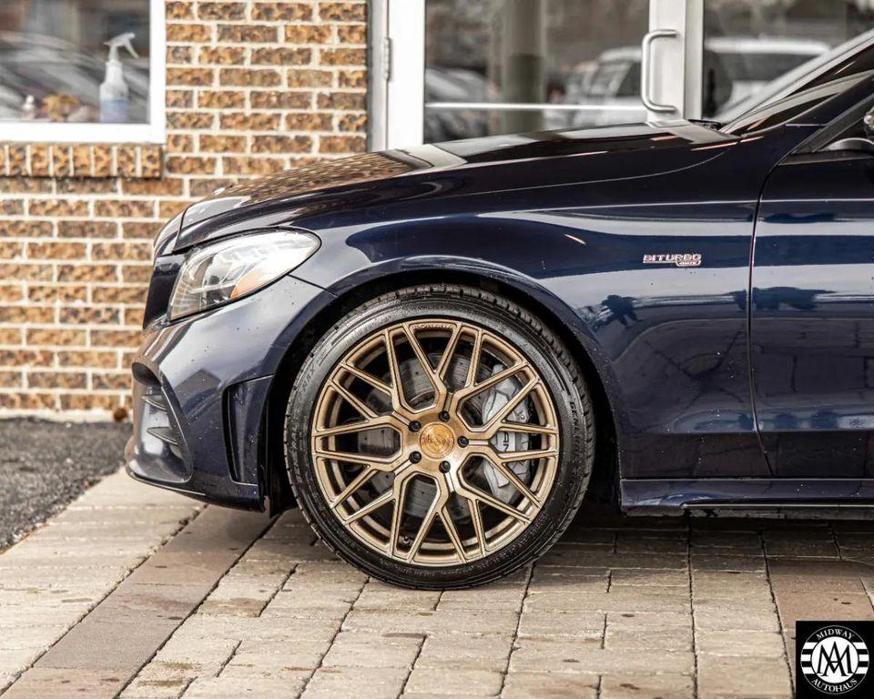 used 2020 Mercedes-Benz AMG C 43 car, priced at $24,995