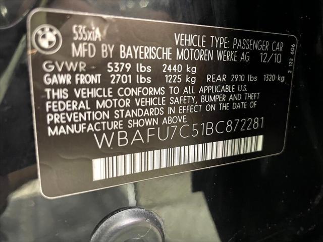 used 2011 BMW 535 car, priced at $10,995