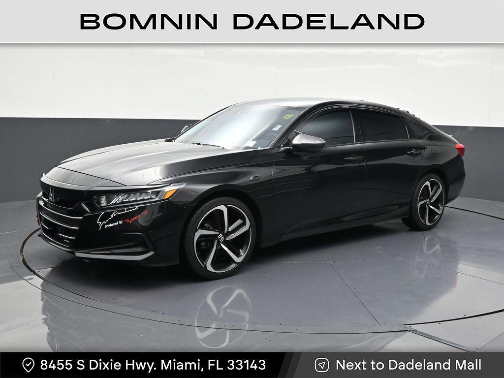 used 2021 Honda Accord car, priced at $16,490