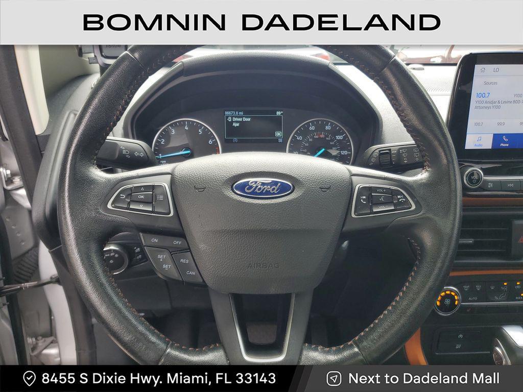 used 2021 Ford EcoSport car, priced at $8,490
