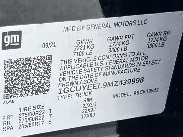 used 2021 Chevrolet Silverado 1500 car, priced at $39,496