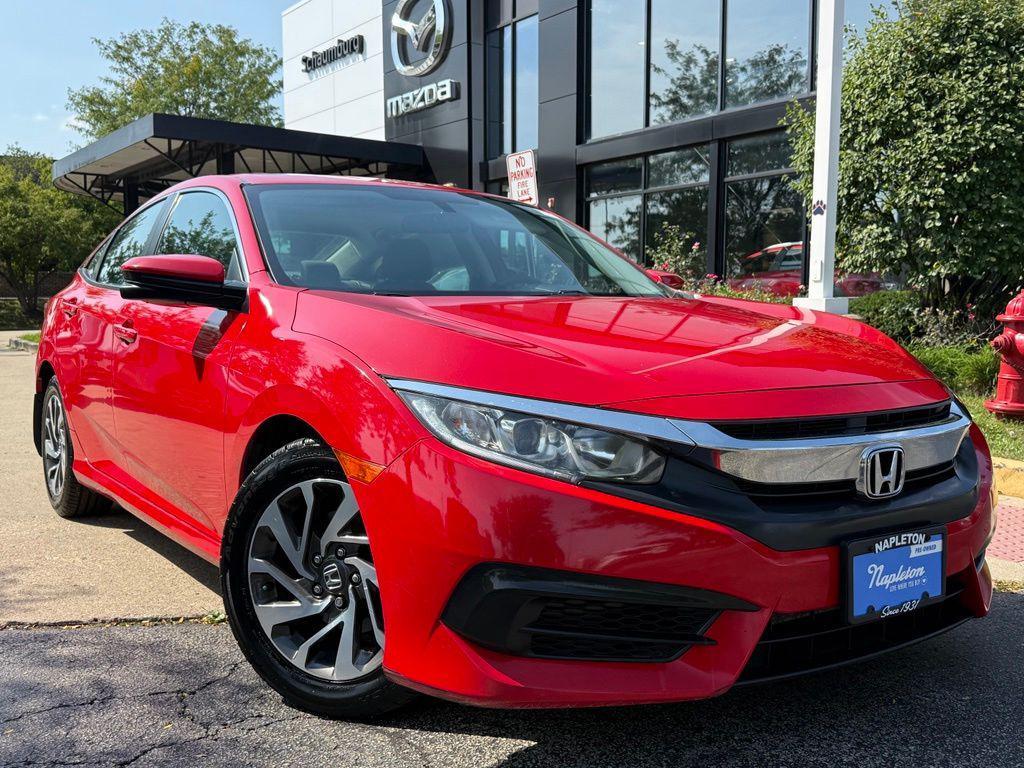 used 2017 Honda Civic car, priced at $14,056