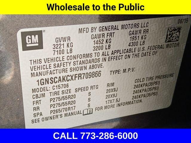 used 2015 Chevrolet Tahoe car, priced at $11,800