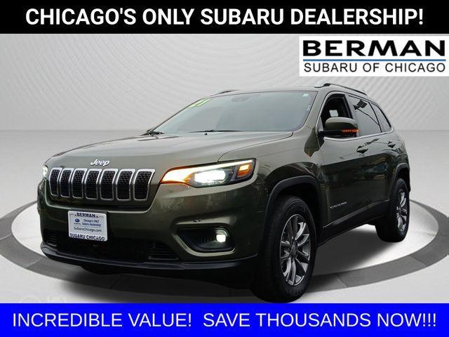 used 2021 Jeep Cherokee car, priced at $19,713