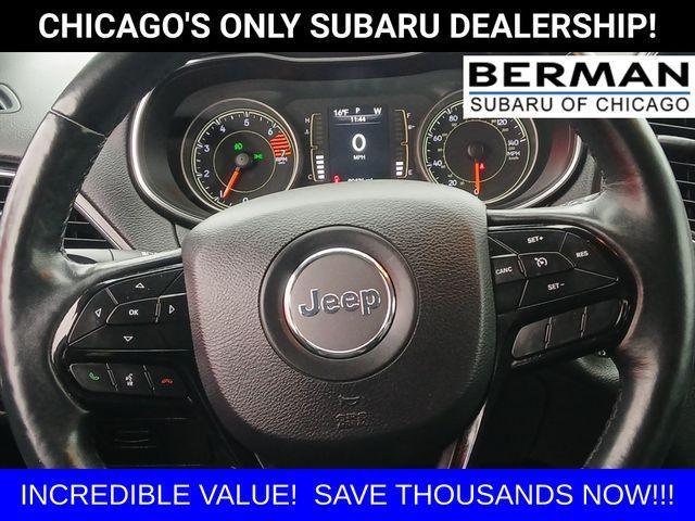 used 2019 Jeep Cherokee car, priced at $15,515