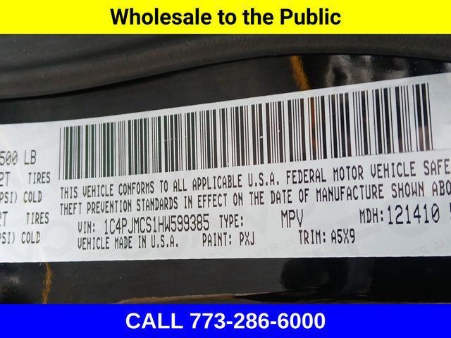 used 2017 Jeep Cherokee car, priced at $10,000