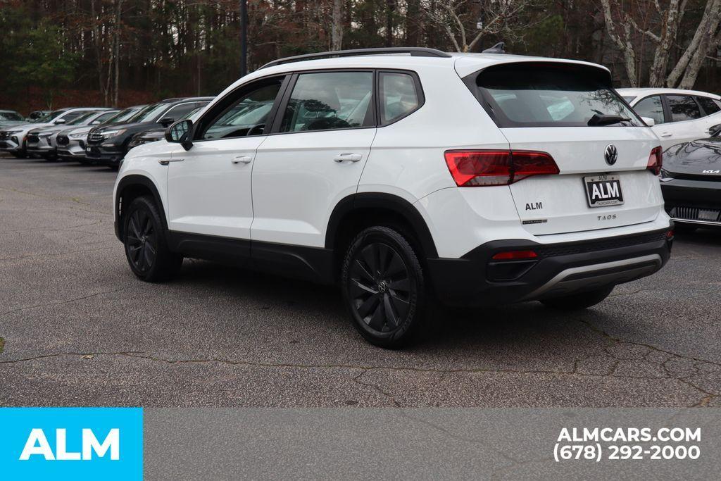 used 2024 Volkswagen Taos car, priced at $18,320