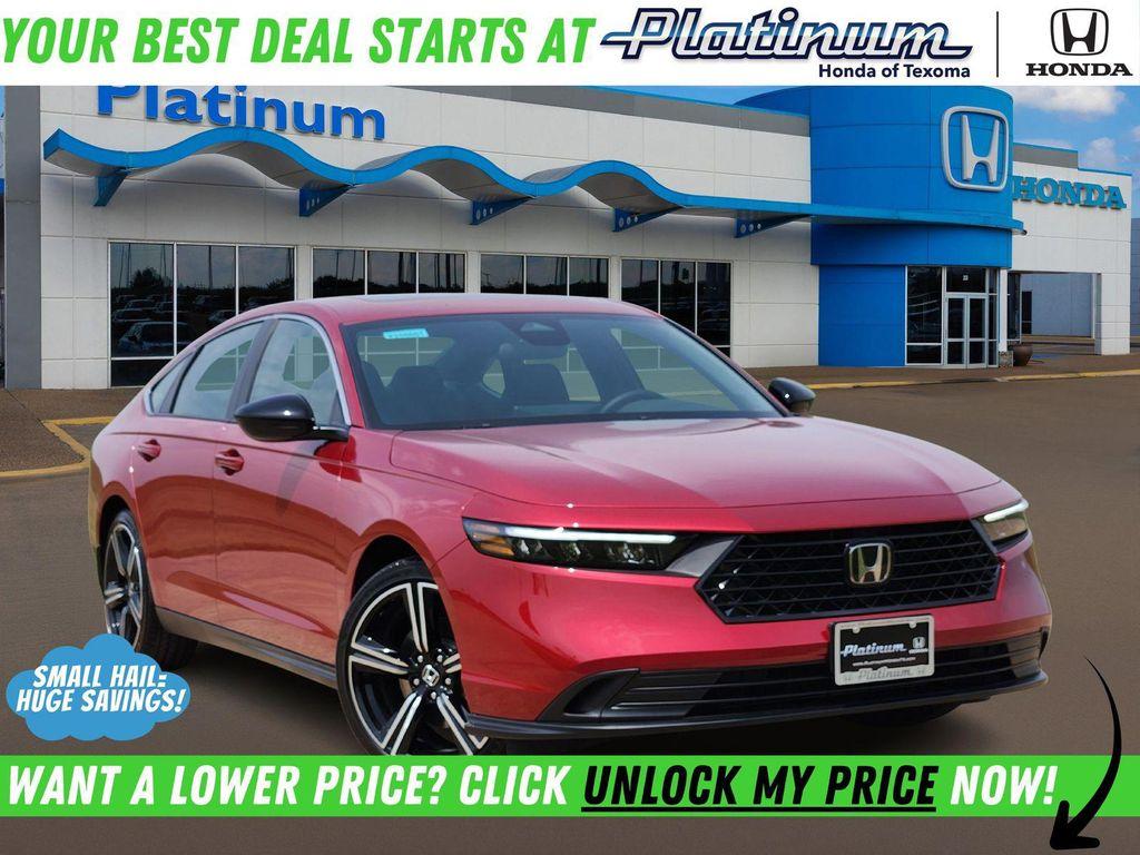 new 2025 Honda Accord Hybrid car, priced at $33,655