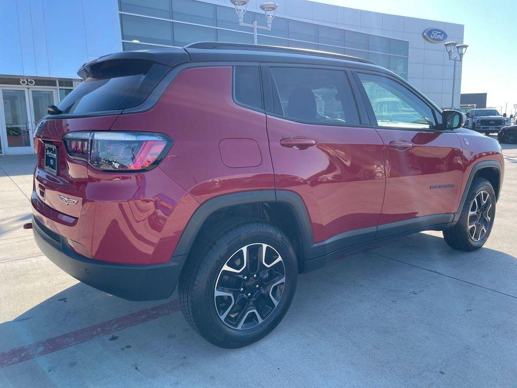 used 2021 Jeep Compass car, priced at $18,605