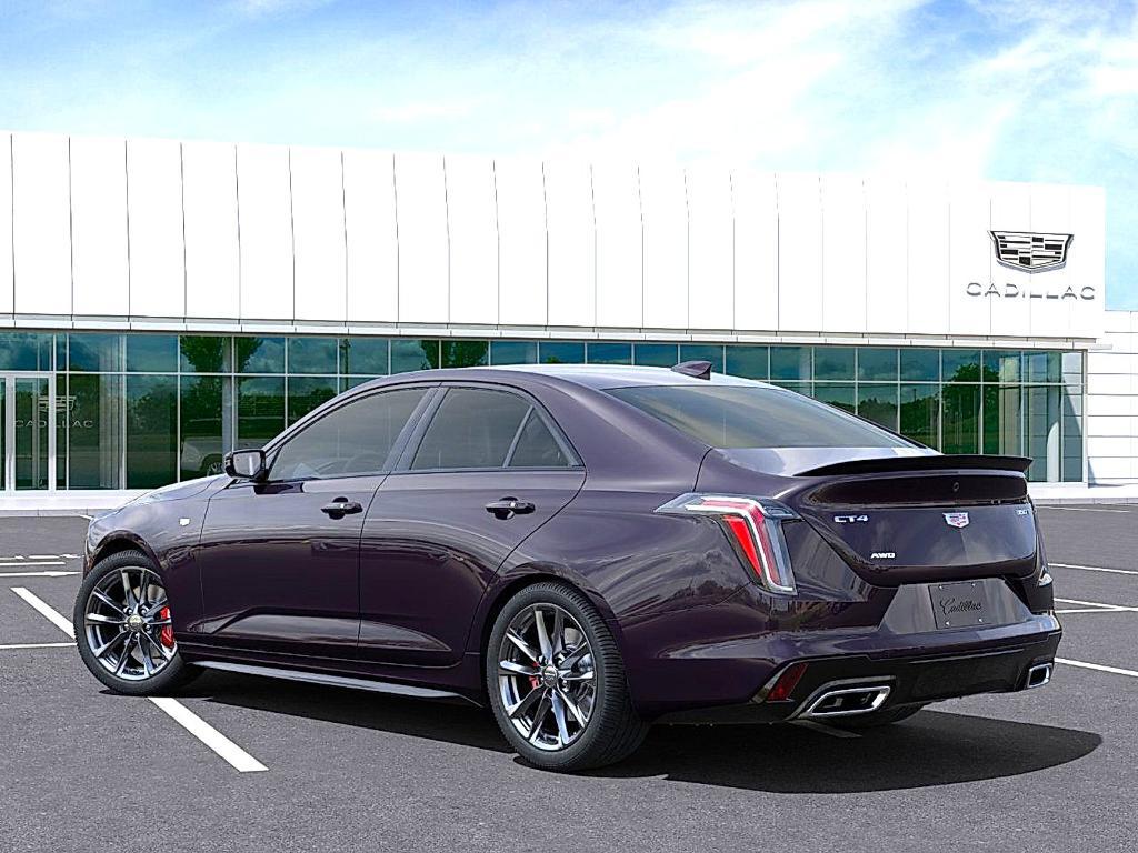 new 2025 Cadillac CT4 car, priced at $55,560