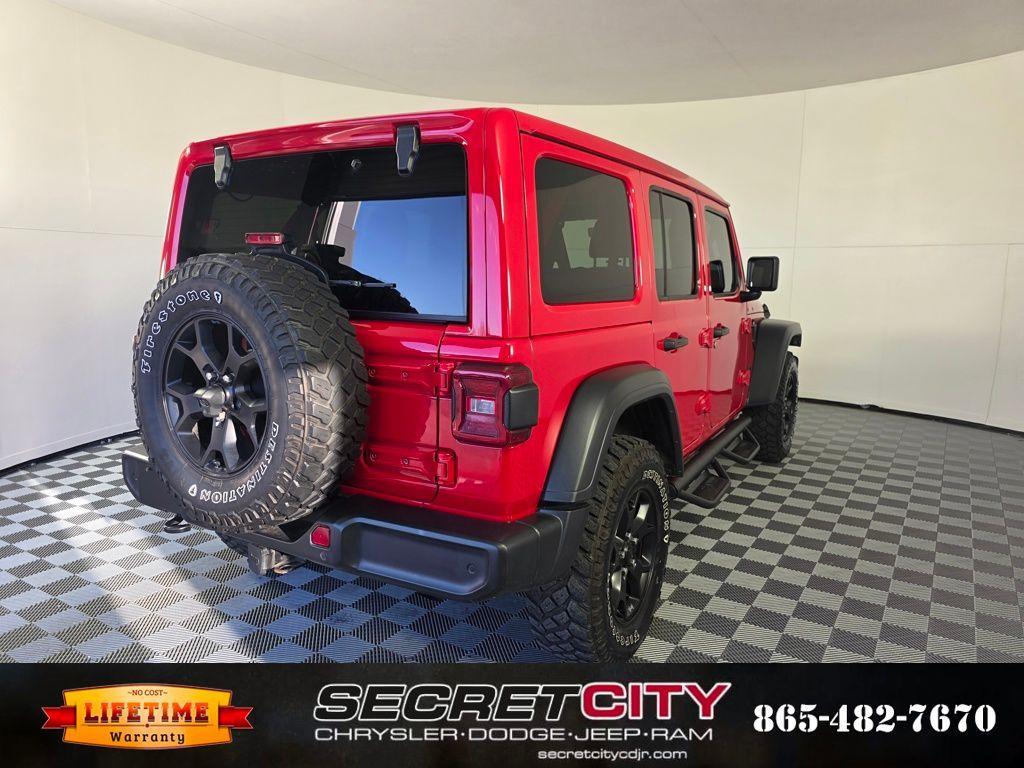used 2021 Jeep Wrangler Unlimited car, priced at $27,988