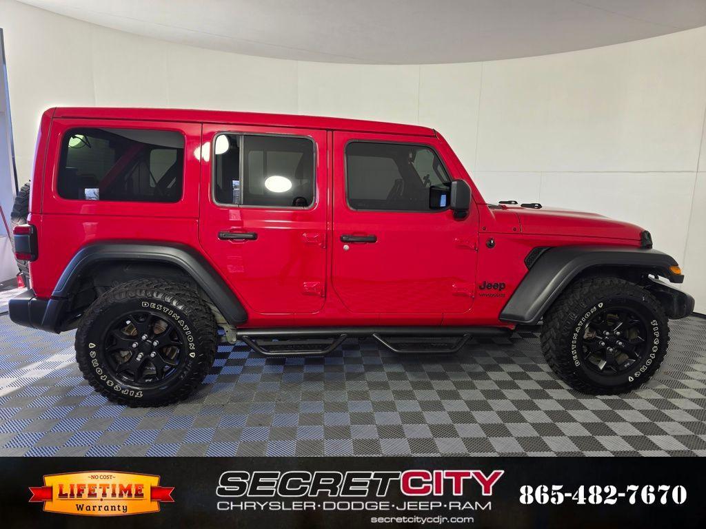 used 2021 Jeep Wrangler Unlimited car, priced at $27,988