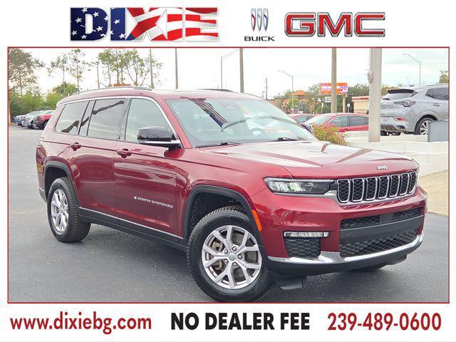 used 2021 Jeep Grand Cherokee L car, priced at $18,000