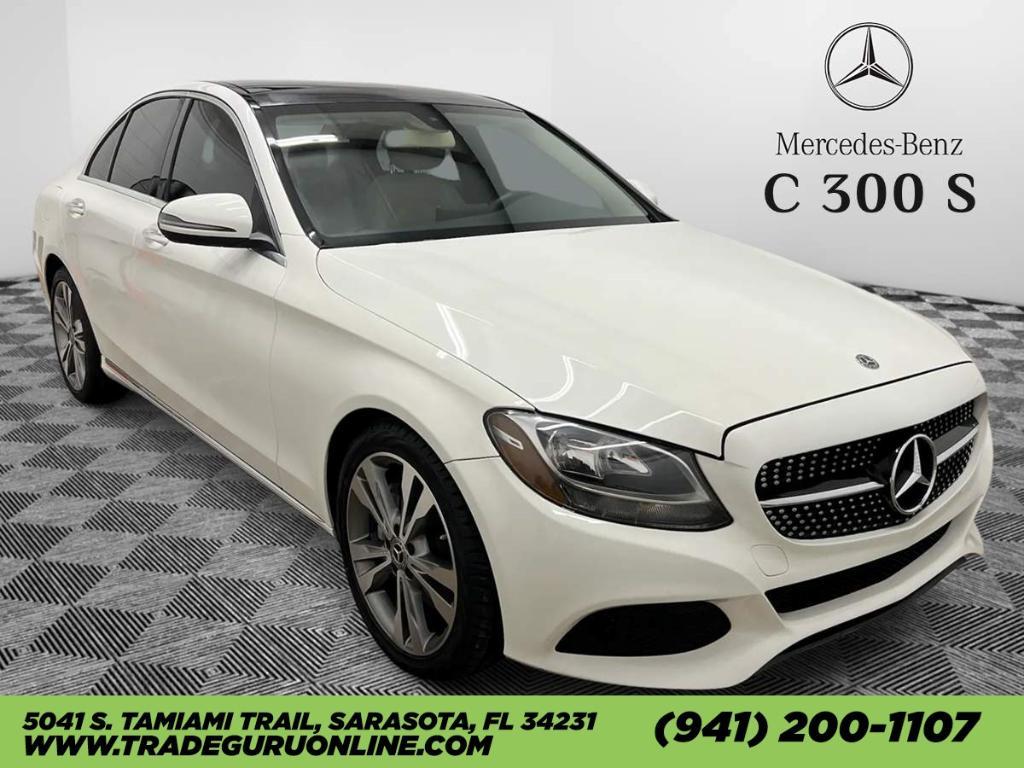 used 2018 Mercedes-Benz C-Class car, priced at $10,991