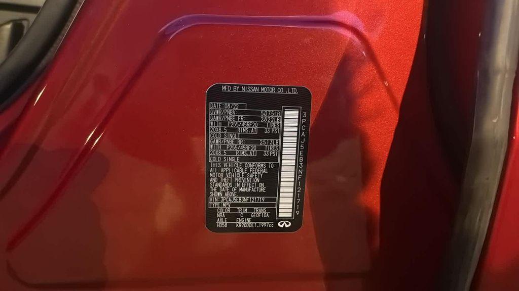 used 2022 INFINITI QX50 car, priced at $30,444