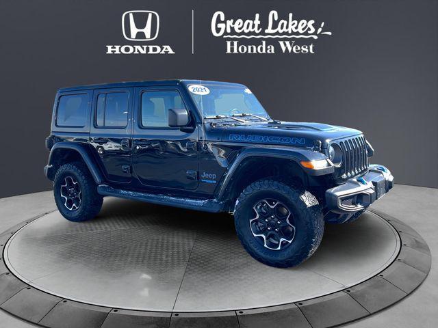 used 2021 Jeep Wrangler Unlimited 4xe car, priced at $29,722